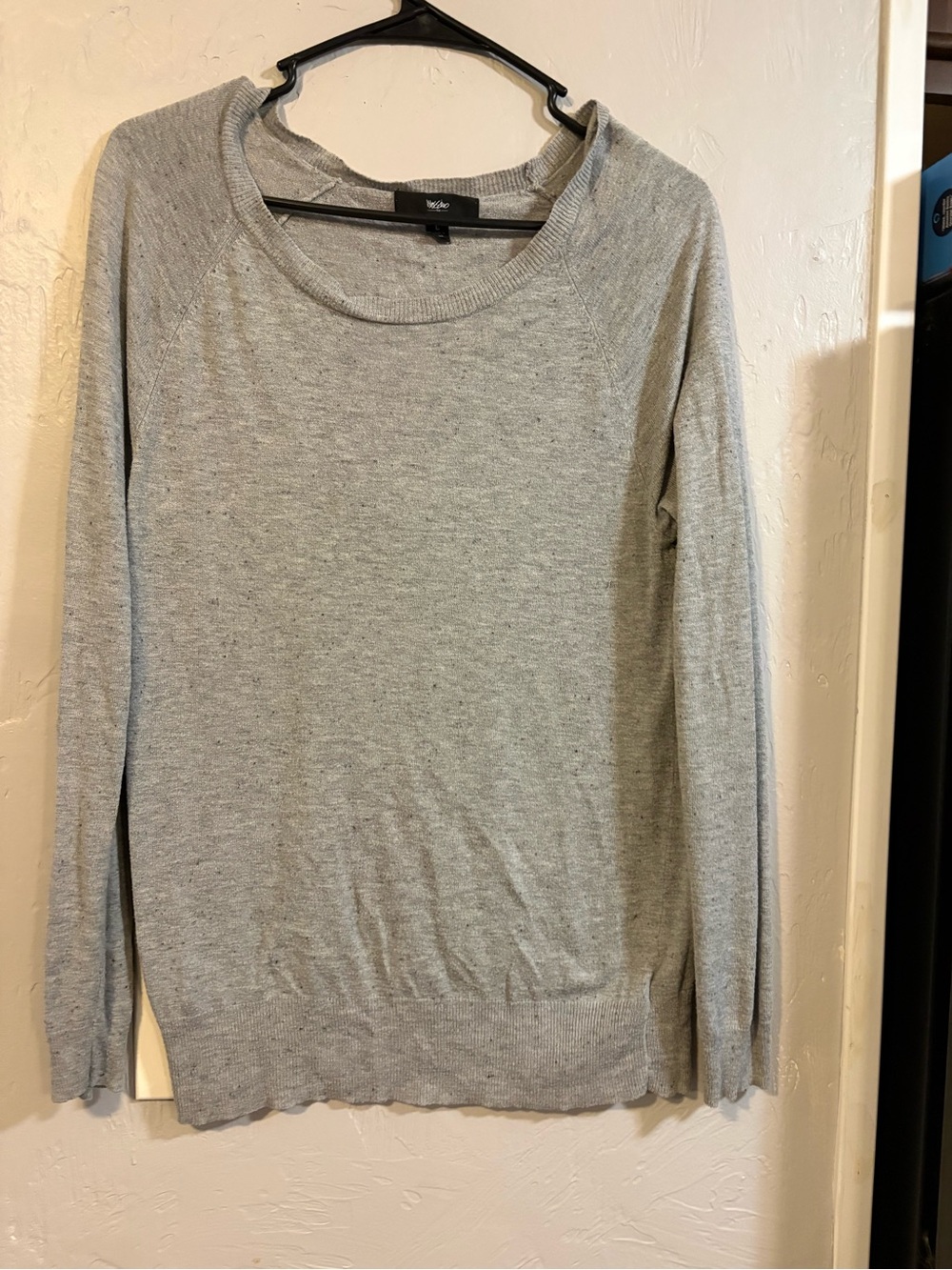 Moschino Light Gray Crewneck Sweater